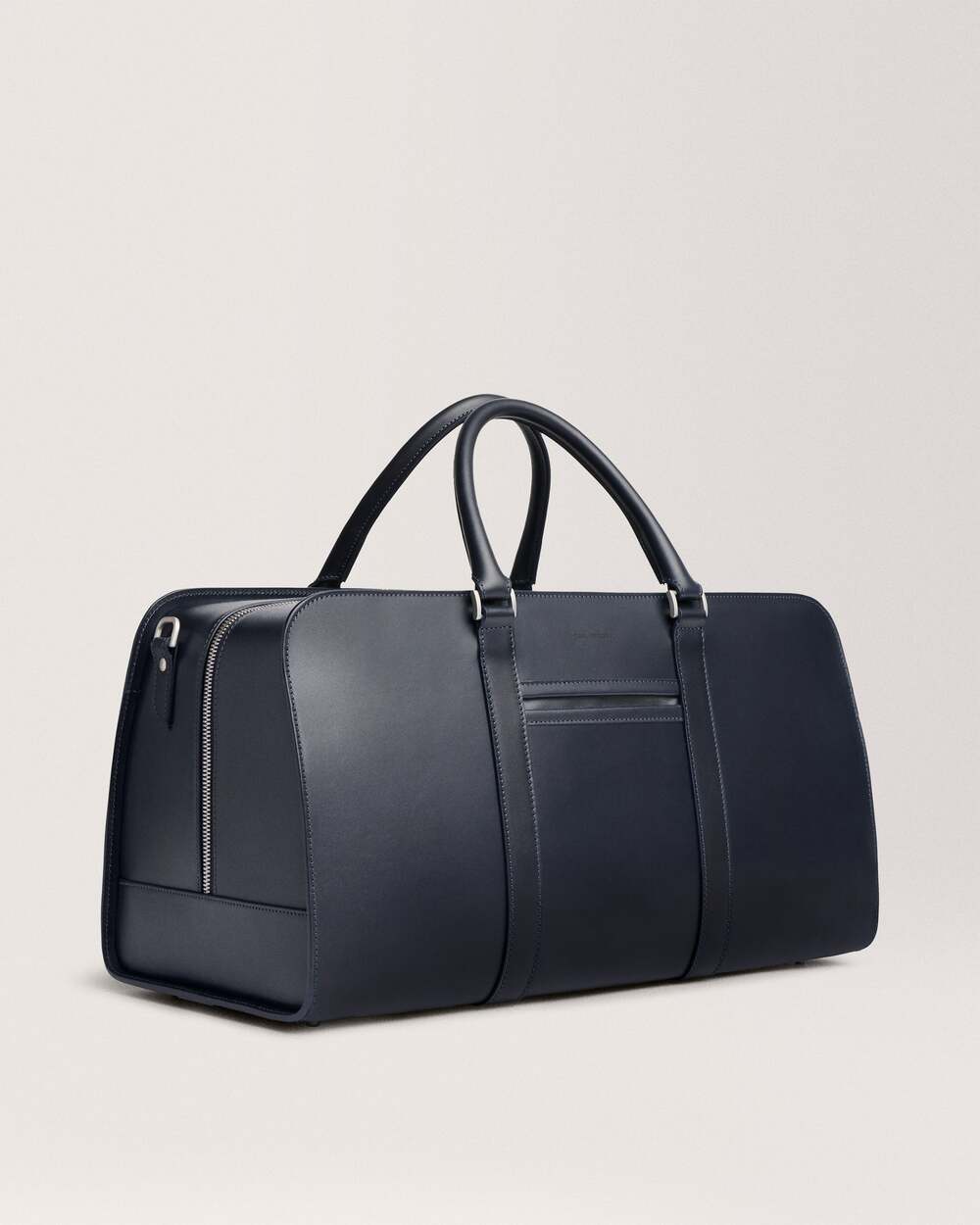 Carl Friedrik Palissy Weekender Smooth Leather 30L Navy NEW Authentic